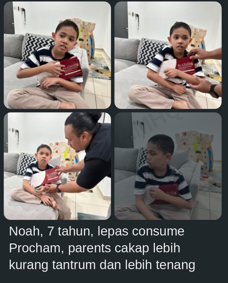 Testimoni Noah, 7 tahun, kurang tantrum dan lebih tenang selepas Procham